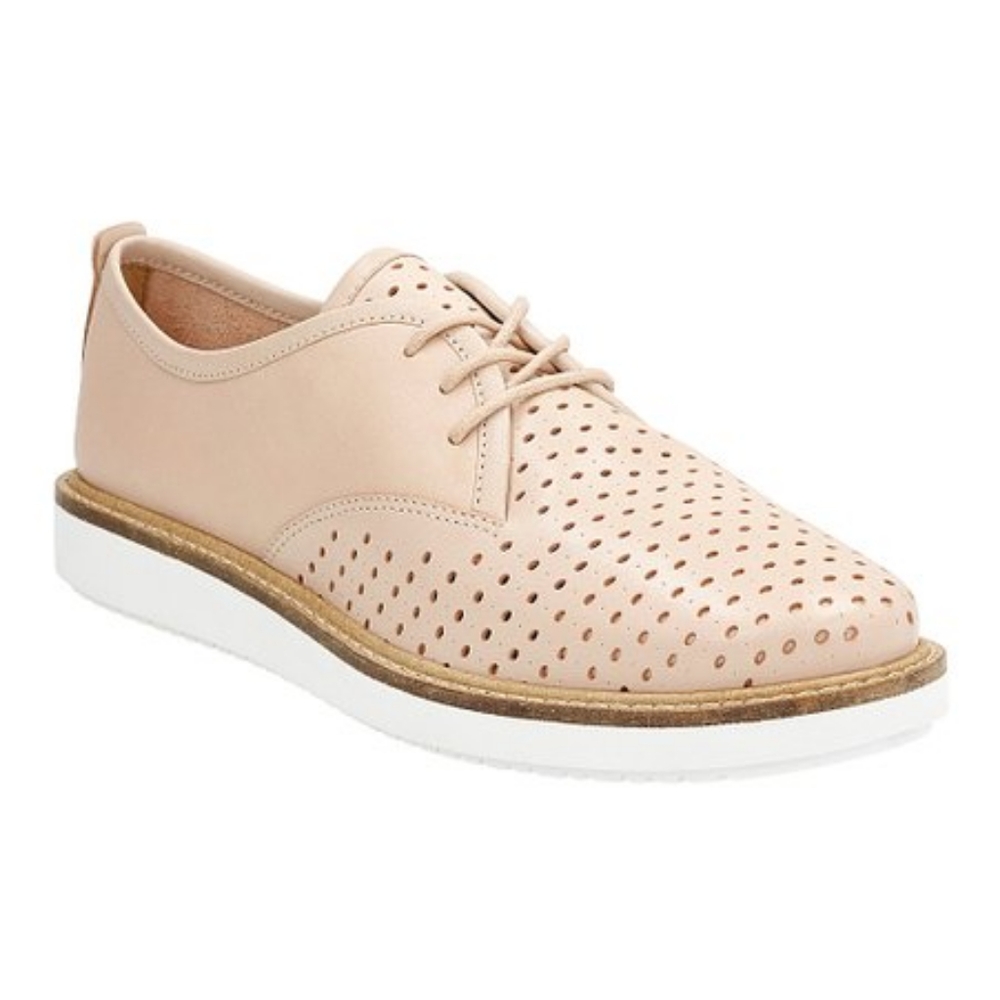 Clark's Nude Glick Resseta Leather Oxford